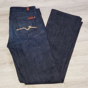 7 FOR ALL MANKIND BOOTCUT MID RISE JEANS